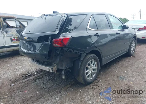 2022 Chevrolet Equinox Fwd Lt из США, поврежденный, VIN 2GNAXKEV8N6119999